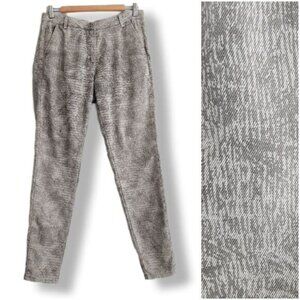 SANDWICH Oslo Slim Fit Pants Abstract Pattern Distressed Faded Sz M